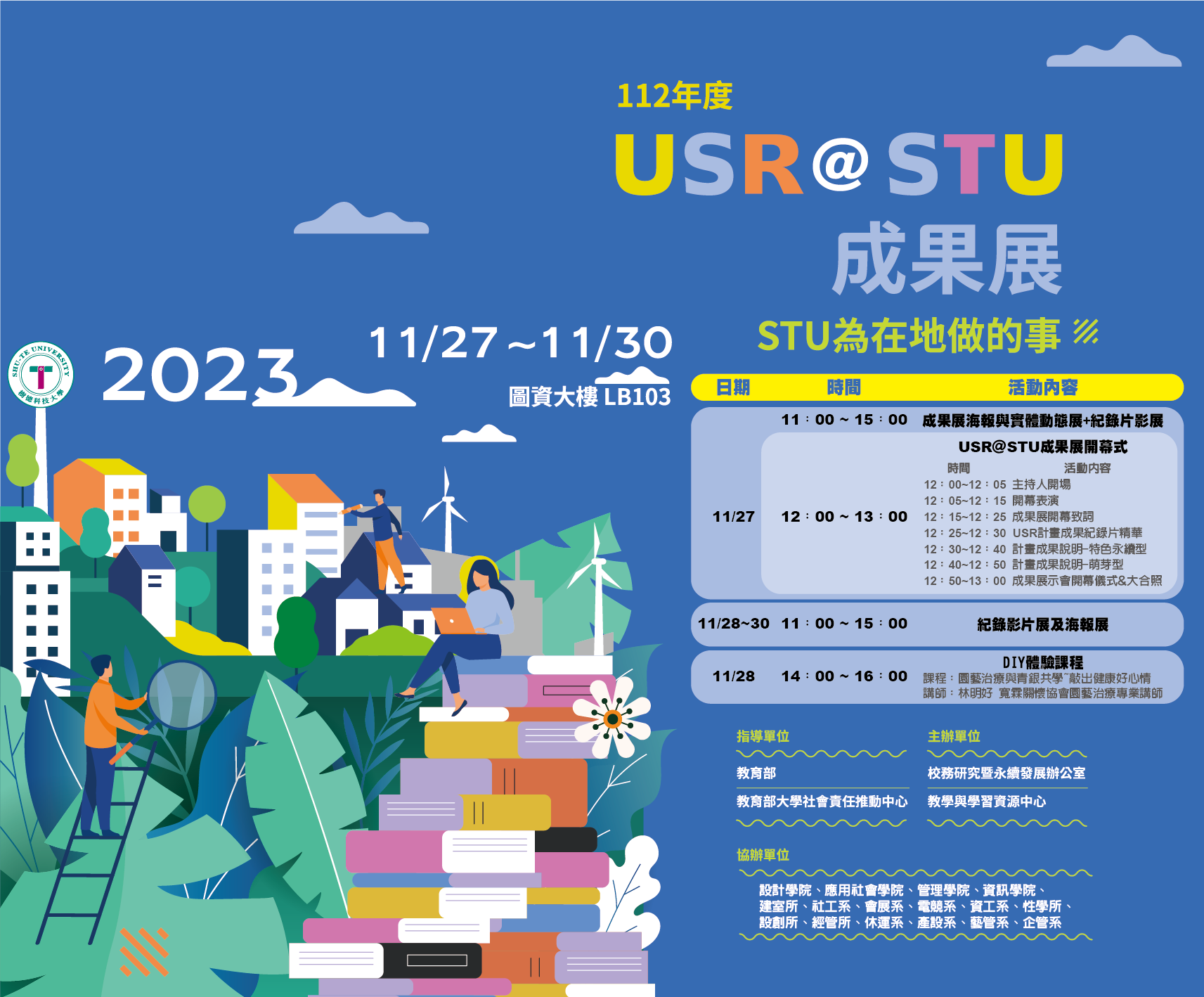 樹德科技大學大學社會責任實踐計畫辦理112年度【USR@STU成果展~STU為在地做的事】圖片